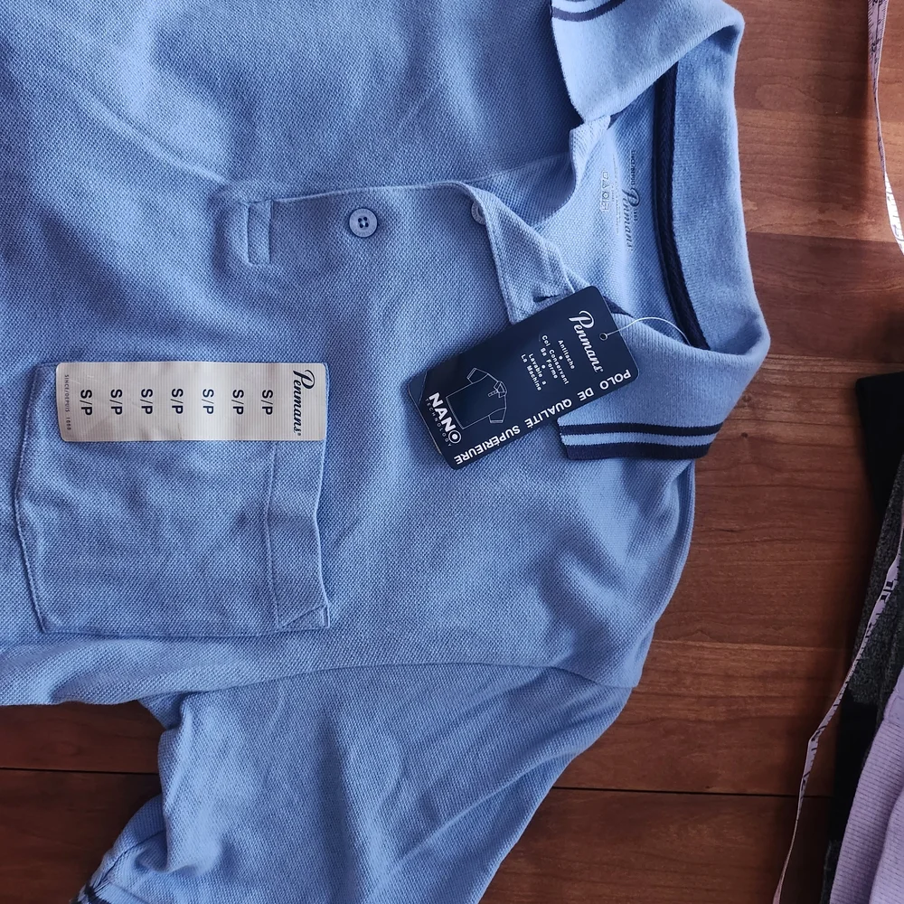 Penman Light Blue Men's Polo Shirt - Picture 2 of 5